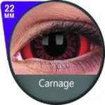 Phantasee Red Black Sclera Contacts Carnage