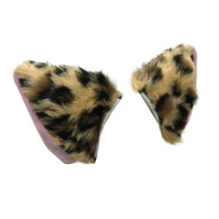 Anime Cosplay Ears Faux Fur Clip-on -Cosplay cheetah