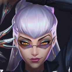 Sweety Crazy Yellow Demon Eye White Slit 8 Sweety Crazy Yellow Demon Eye White Slit -Cosplay evelyn kda