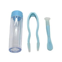 Lens Case Travel Kit - Multiple Casings (2 Pairs & Random Design) -Cosplay strawberry 4