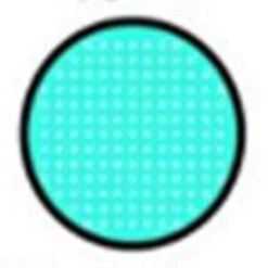 Sweety Crazy Cyan Mesh / Blue Screen With Black Rim -Cosplay sweety crazy cyan mesh